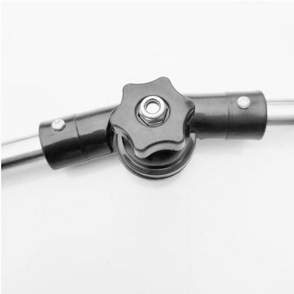 Cykel Klapvogn Kørestol Klapvogn Stol Paraply Connector Holder Monteringsstativ sort black