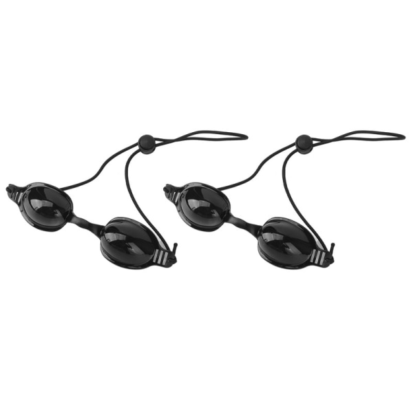 2-pack anti-laserglas rött lys Skyddsglas LED sort