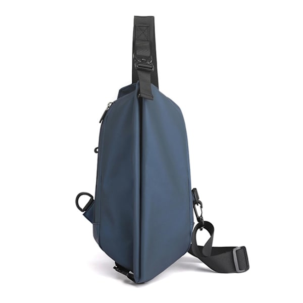 Miesten Sling Bag Fashion Casual Crossbody laukku Kannettava suuren kapasiteetin reppu Dark Blue