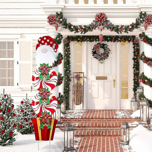 3 st Joy Yard tecken bokstäver vinter utomhusdekorationer för julhelgen
