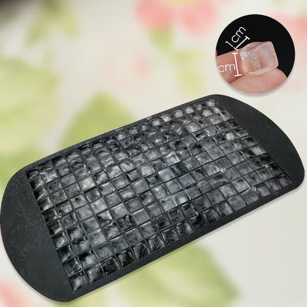 Isform til 160 mini-isklumper silikone Sort
