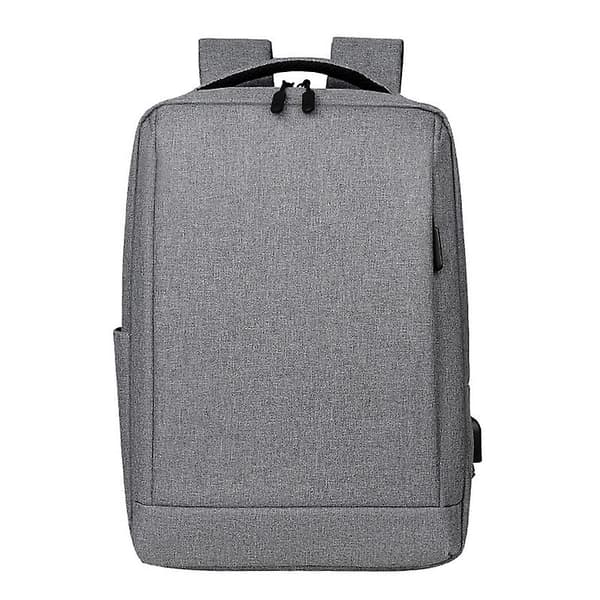 Rygsæk Business Mænd Multi-Function USB Interface Vandtæt Taske Laptop Taske Gray