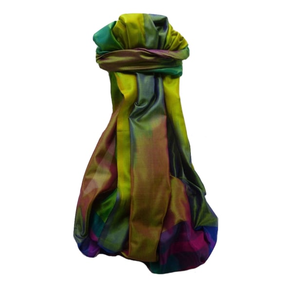 Prime Varanasi Silk Scarf 6919 presentförpackning INSLAGAD av Pashmina & Silk