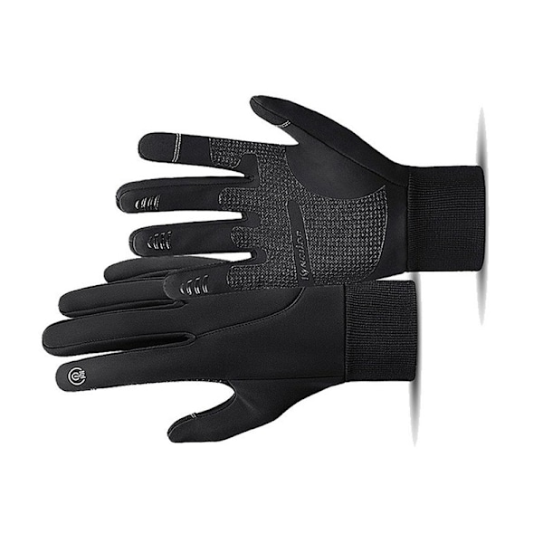 Sorte termiske handsker for ultimativ varme M M