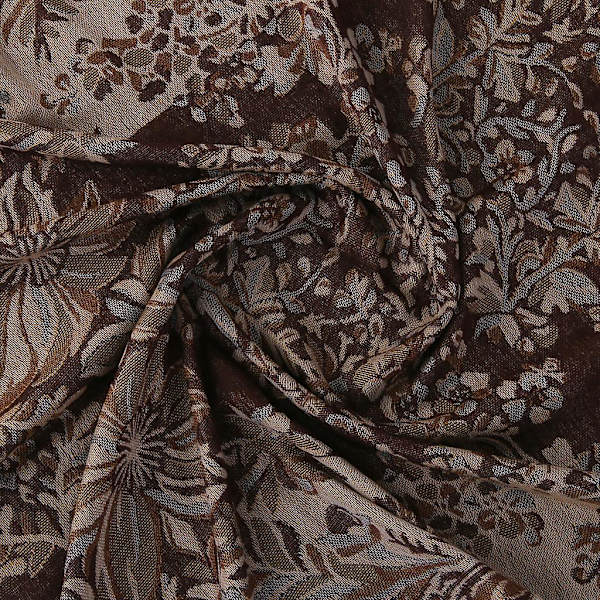 Kvinnor Varm Lång Cashmere Scarf Stor Sjal Tofsar Pashmina Coffee