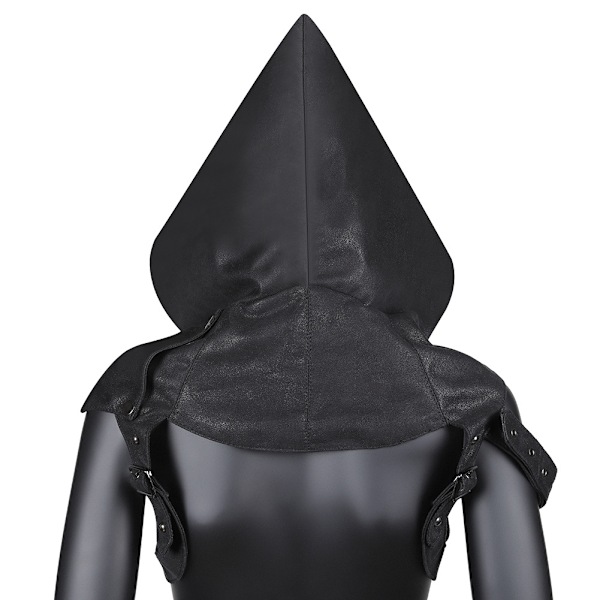 Steampunk Rogue Cowl Hat med justerbara armöglor, unisex vuxen
