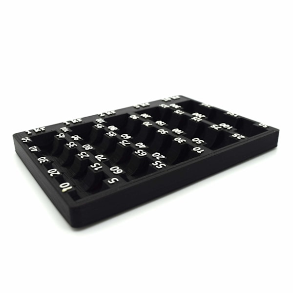 Møntholder SEK nye svenske mønter brika Sort Black one size