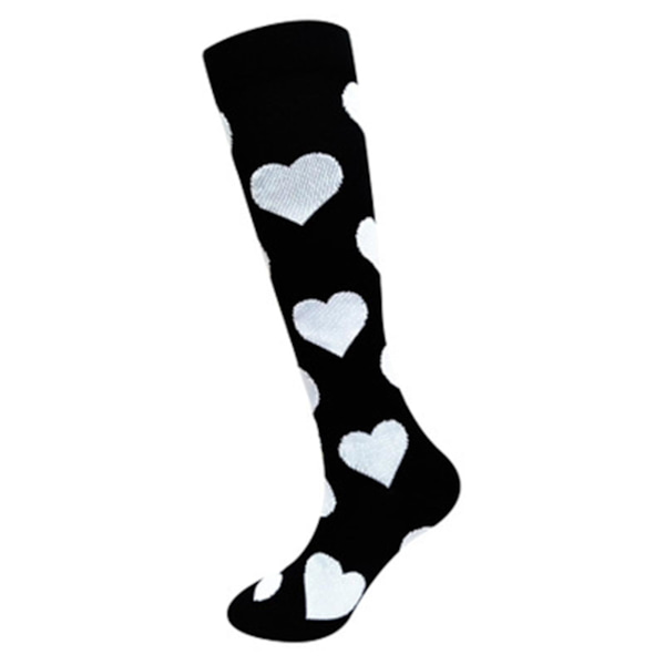 Unisex 8 par strumpor Brede Kalf Compressie Sportsockor