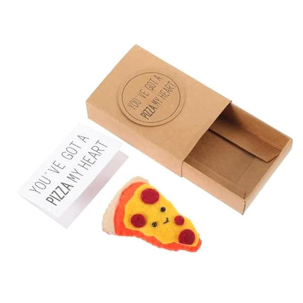 Mini PIZZA presenter kreativ og søt pizza vennskap presentset A. You've got a Pizza my Heart