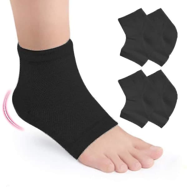 Gel hälskyddsstrumpor Black