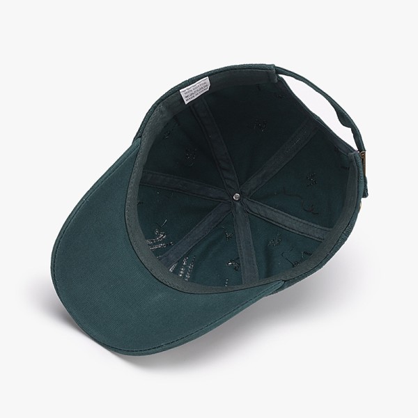Utendørs sport solskjerm brev brodert baseball cap klær tilbehør Malachite Green
