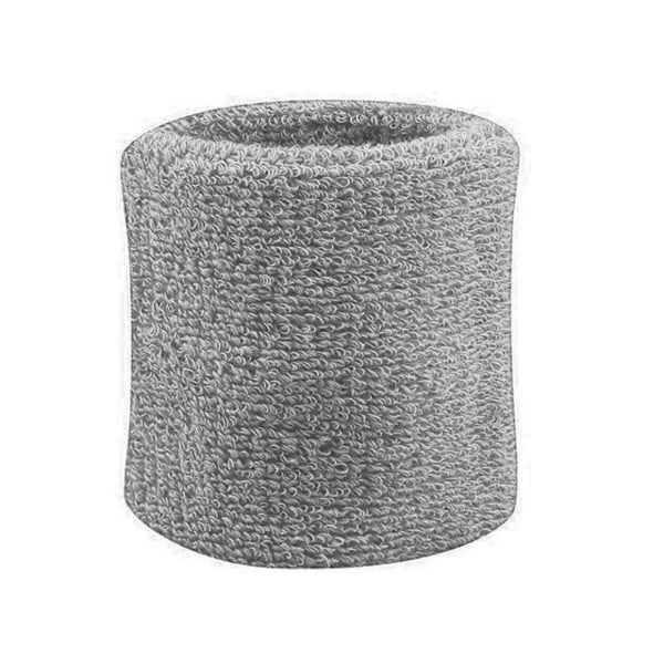 Svedbånd - Håndledsbånd - Korte [8cm] - Dobbeltpakke - grå Grey one size