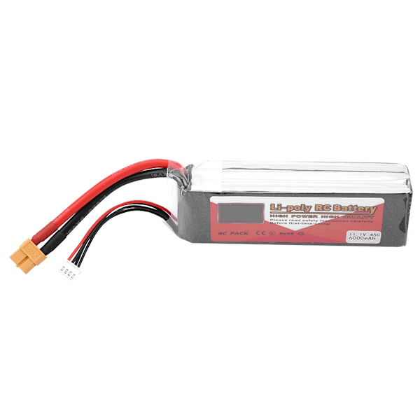 ZOP POWER 3S 11.1V 6000mAh 45C Oppladbart LiPo-batteri med XT60-kontakt (6000mAh 45C)