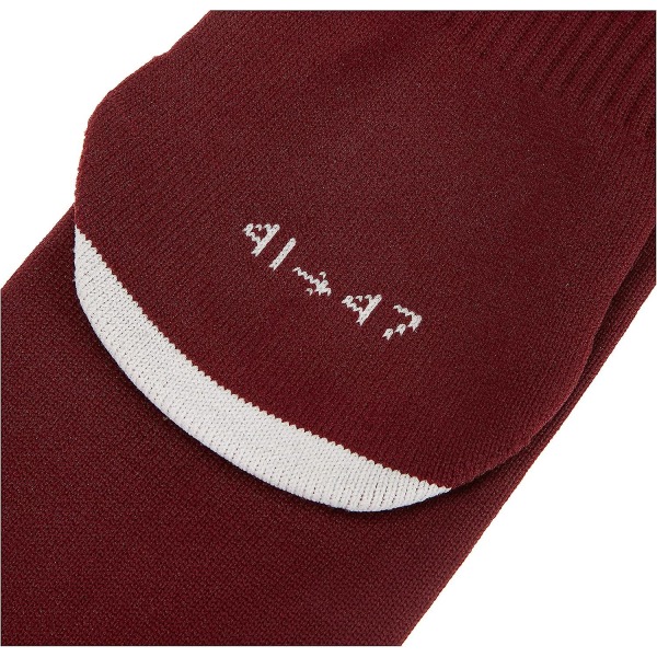 Vanlig fotbollssportstrumpa Maroon Junior