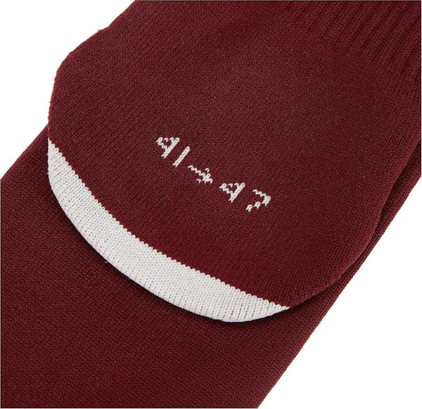 Vanlig fotbollssportstrumpa Maroon Mini
