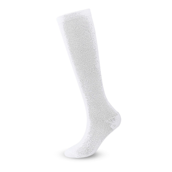 3 par kompresjonssokker for damer og herre Flysokker kompresjonsstrømper for løpende flysport White L XL