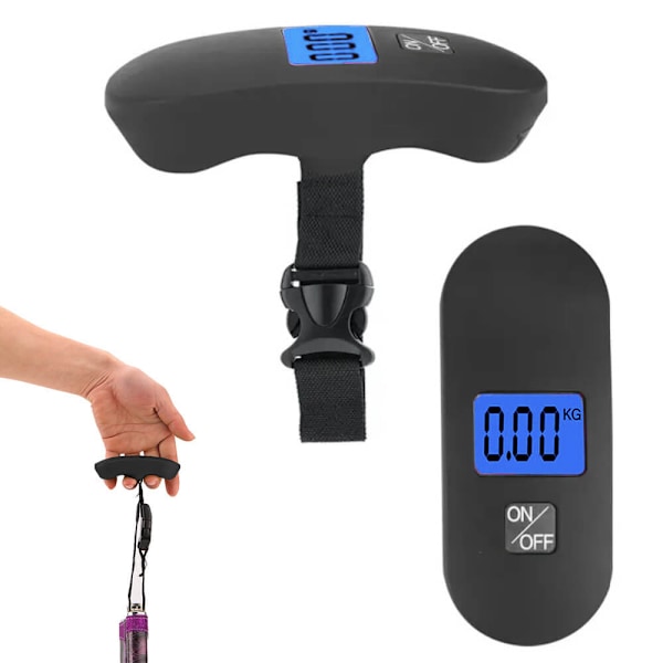 Reisevek | Digital Bagasjevekt svart black