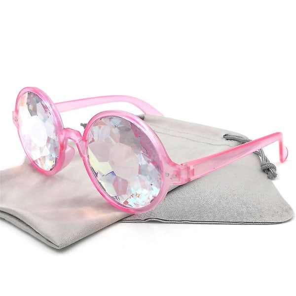 3st Glasögon Regnbågssolglasögon Kalejdoskop Glasögon Solglasögon Prism Refractive Glasögon