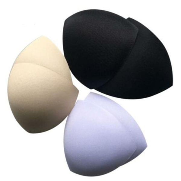 3 par Triangle BH Pad BH Sett inn skum bryst Push Up Pads