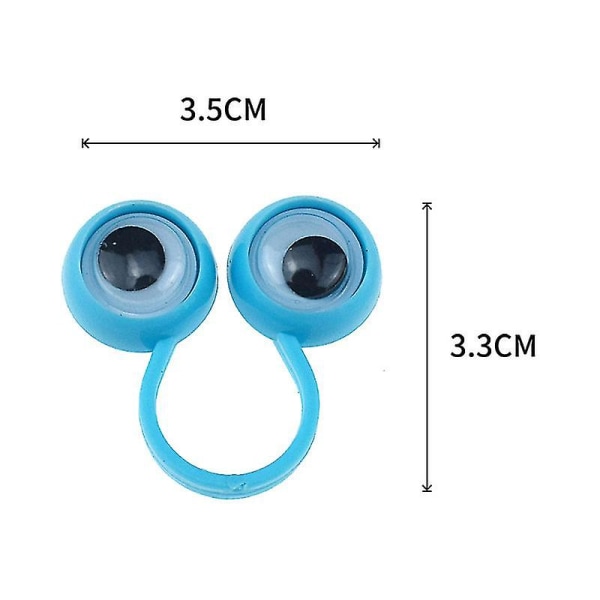 30 kpl Eye Finger Puppets Eye On Ring Wiggly Eyeball Finger Puppet Sormukset Tarvikkeet Juhlalelut lapsille