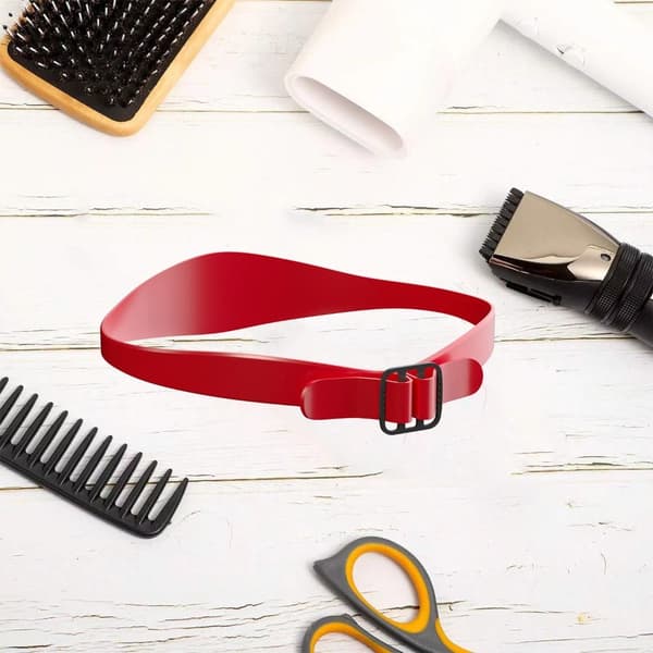 Halslinje Barberingsmal Hjem Hårklipp RØD Red