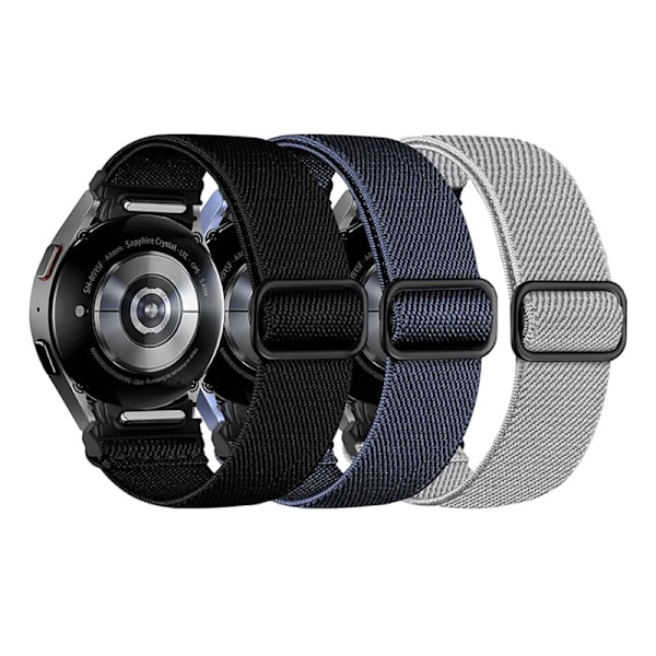 Samsung Galaxy Watch 6-Armband med Justerbart Spänne Svart Sort