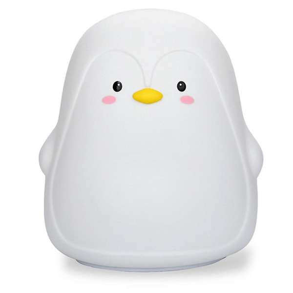 Simple Penguin Silicone Night Light, Soveværelses Mood Light