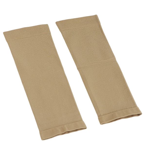Komprimerade strumpor med tvåstegs elastiska strumpor i åderbråck Kalvslida 1 par strumpor för vandringssporter Beige L