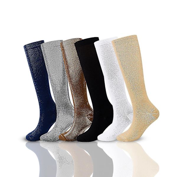3 paria kompressiosukat naisille ja miehille. Lentosukat Kompressiosukat juoksulentourheiluun Erinomainen Beige L XL