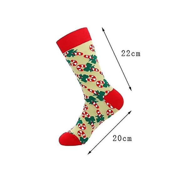 Jultomtensockor Snowflake Andas kalvstrumpor Creative