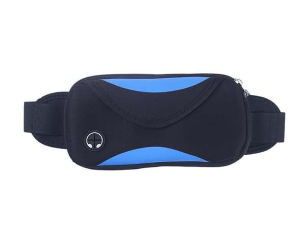 Dubbelfärg midjeväska blue one size