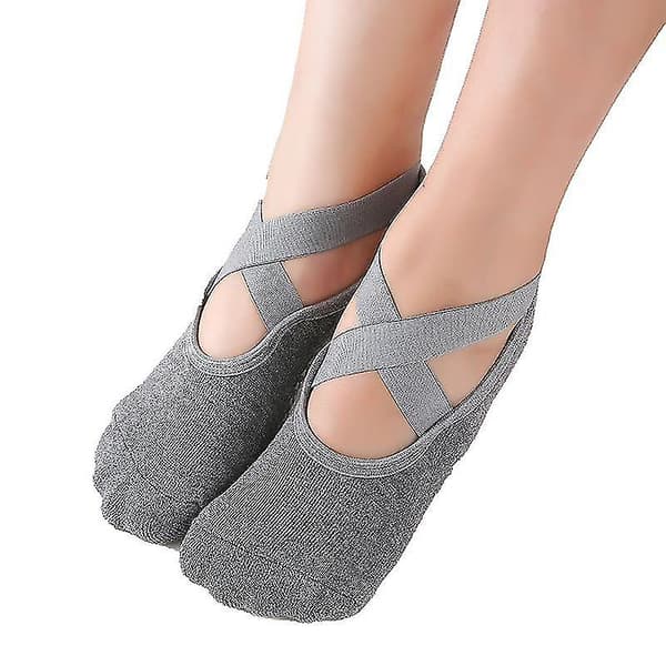 Yogasokker i ankelmodell grey