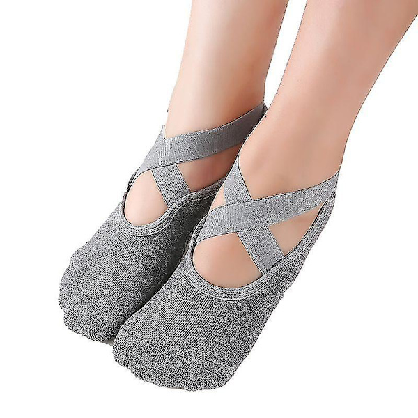 Yogastrømper i ankelmodel grey