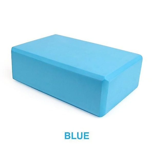 Exercise Fitness Sport Gym Pilates Jooga Block Eva Foam Joogatiili Crossfit-harjoitteluun, treeniin ja kehonrakennusvälineisiin Blue
