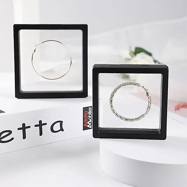 5 stk. 3D flydende displayetui flydende displayramme, 1 stk.