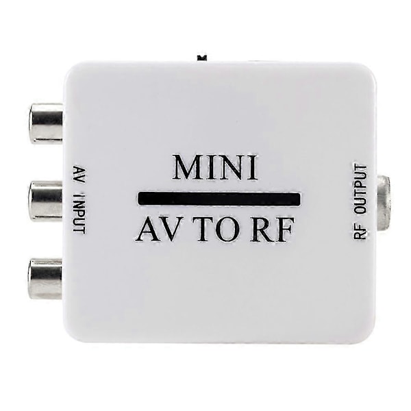 AV til RF-konverter med RF 67,25 MHz 61,25 MHz frekvens for TV VHS DVD