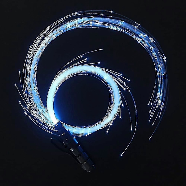 Led Fiber Optic Whip Dance Space Whip Super Bright Light 40 Väriefekti 360 Kääntyvä Pixel Rave Whip -lelu