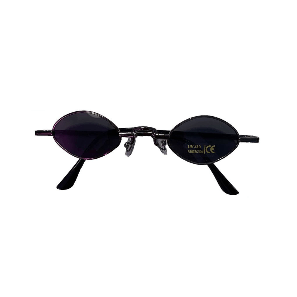Små ovale solbriller 43097 Black