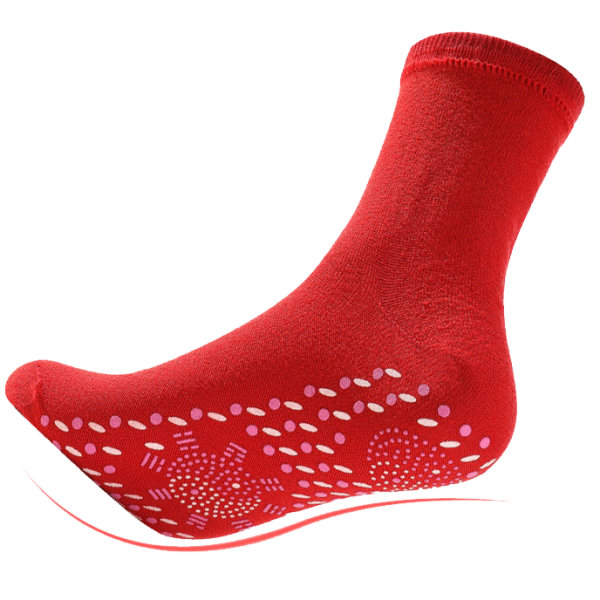 Tourmaline Slimming Health Sock red