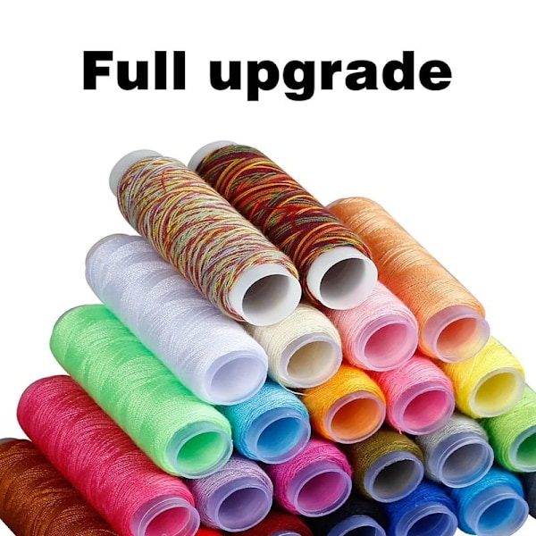 Ompelusarja langalla, neuloilla, saksilla, mittanauhalla, ratkojalla jne. - 98 osaa Multicolor multifärg