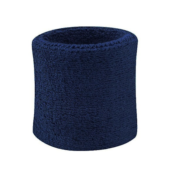 Svedbånd - Håndledsbånd - Korte [8cm] - Dobbeltpakke - Mørkeblå Dark blue one size