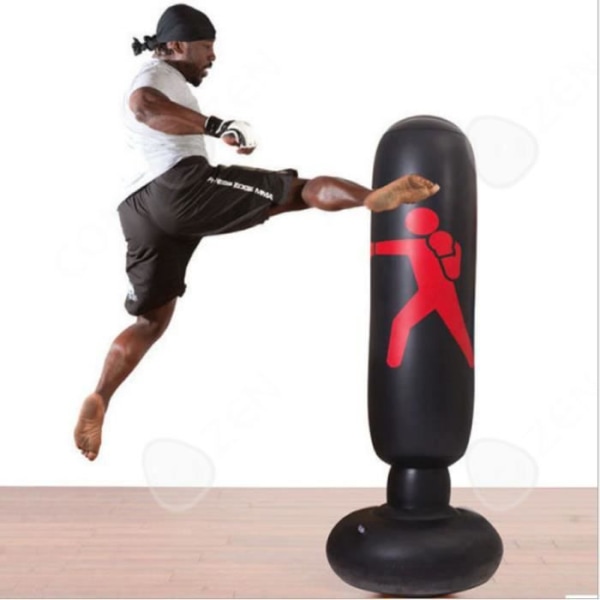 CONFO® Vuxna Barn Boxningssäck Taekwondo Sanda Vertikal Hängande Canvas Boxning Tränings Tumbler Toy Set med