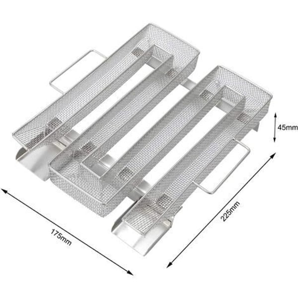 Limestone Smoker Rustfrit Stål Spiral Røggenerator Koldrøgningsgenerator, Madrøger, Kødrøgning