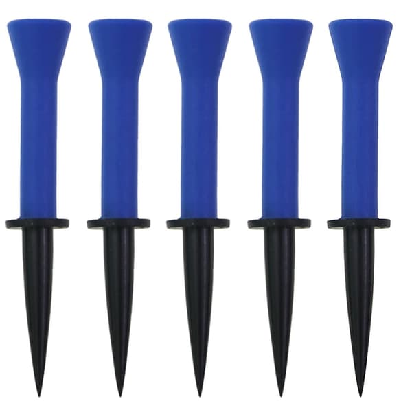 Gummitees fleksible 76 mm 10-pak Blue