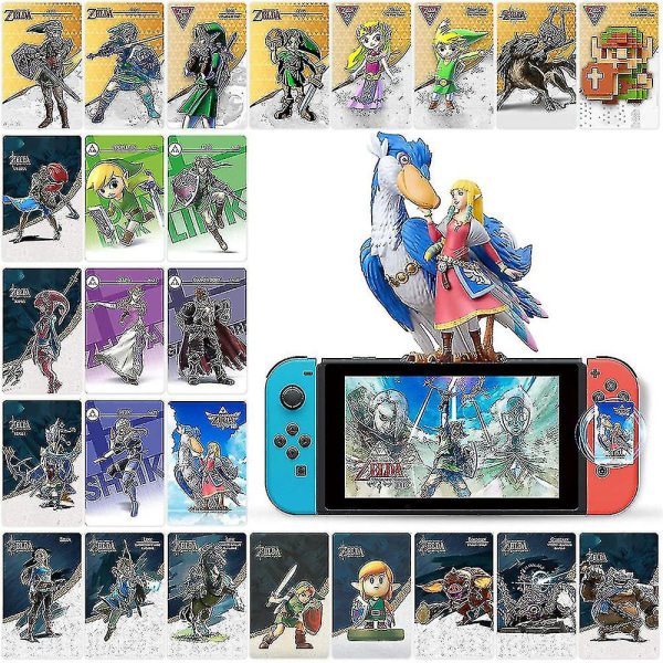 Byt Legend of Zelda Breath Of The Wild Amiibo NFC-kort 25 PCS