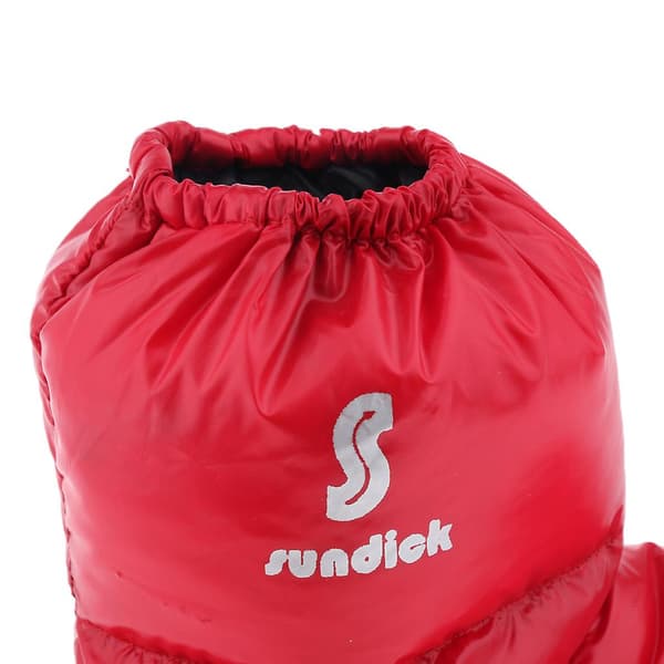 Soft Duck Down Tofflor Vintervarma fotskor Campingskor Röda M