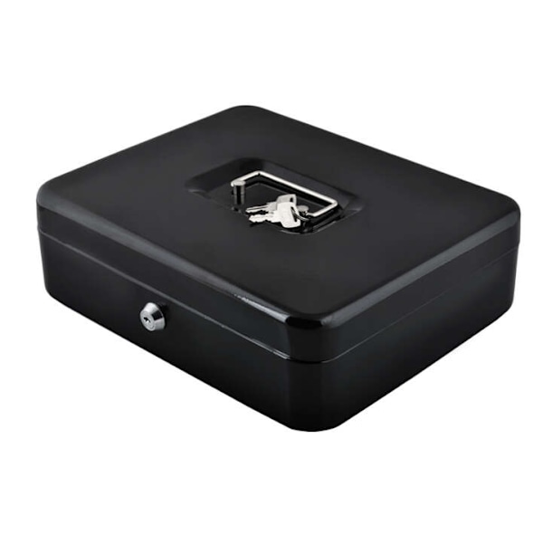 Rahalaatikko - 30x24x9cm Black Svart