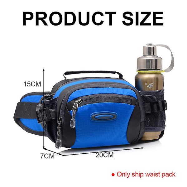 Sport Multifunktionell handväska för cykling och löpning Ryggsäck för bergsbestigning utomhus blue