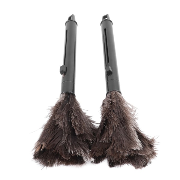 2-pak strutsfjäder Duster Dust Indragbar Rod