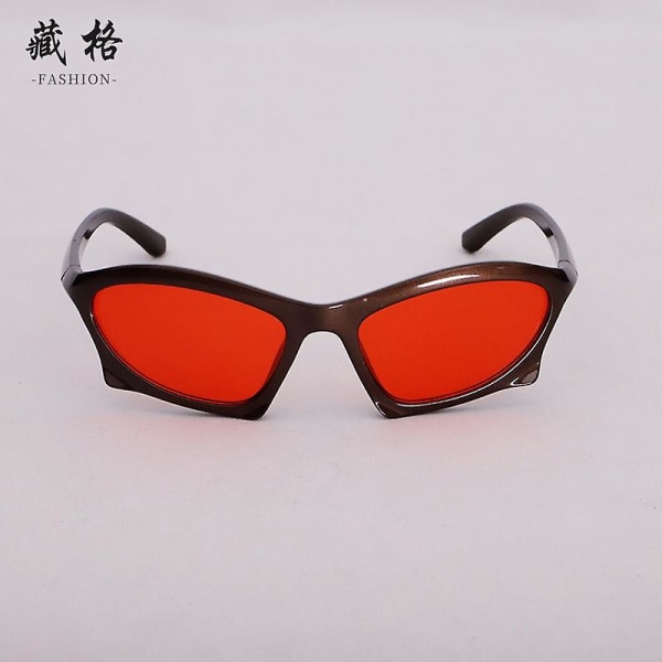 Polariserede solbriller udendørs briller til ridebriller Vindtætte øjenbeskyttelsessolbriller Red